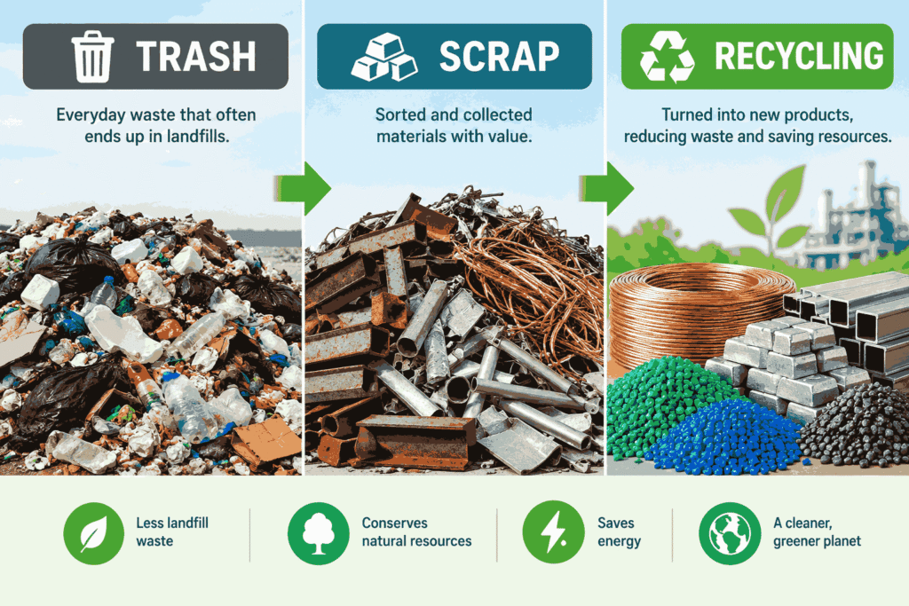 The Many Faces of Scrap: Waste, Commodity, Resource and Raw Material